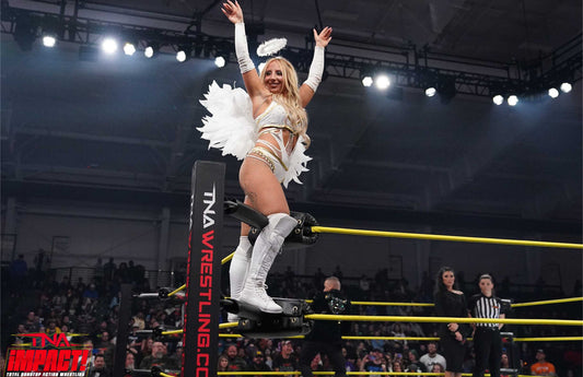 Ring Worn Gear Elegant Debut Bound for Glory Bodysuit Wings and Halo Handmade and Autographed