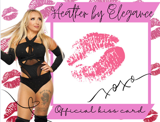 Autographed Kiss Card